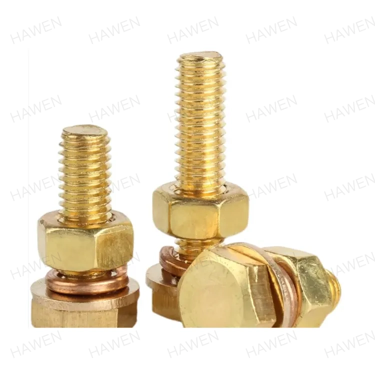 ທອງເຫລືອງ Fastener ສໍາລັບການນໍາໃຊ້ທະເລ